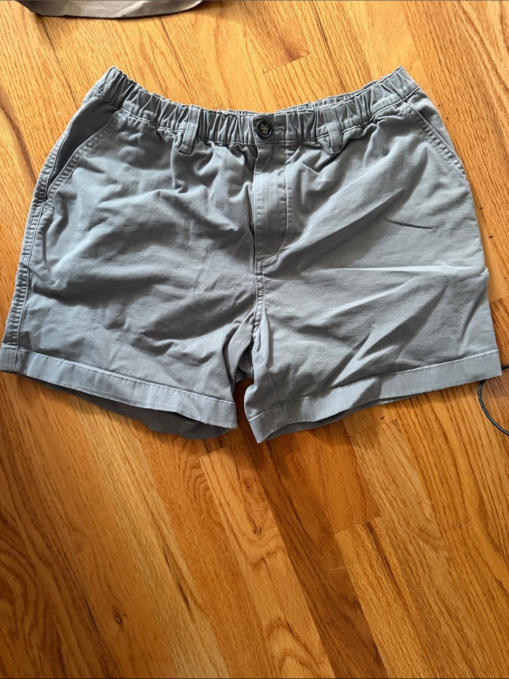 chubbies Light Gray Women's Casual Cotton Shorts